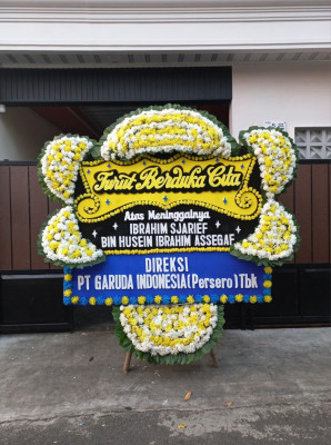 Papan Bunga Duka di Klangenan