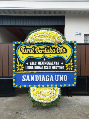 Papan Bunga Duka di Klangenan